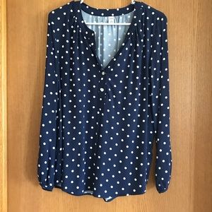 3/$8 Old Navy NWOT Polkadot Blouse Medium
